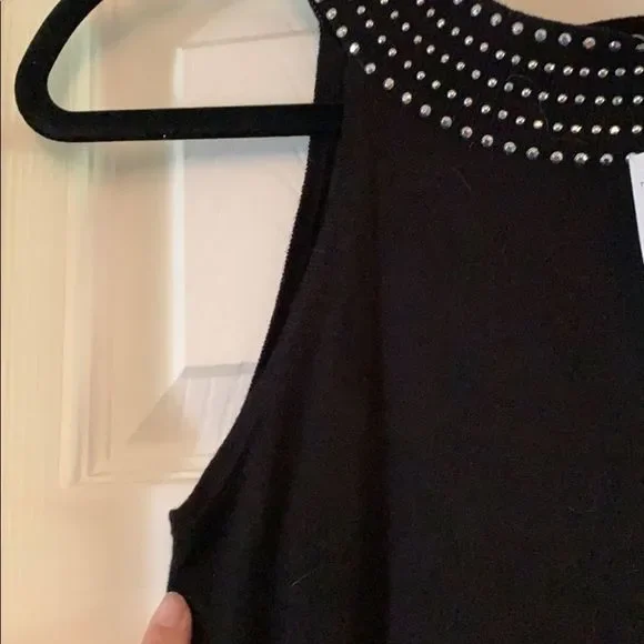 White house black market black top sweater XS - Picture 4 of 4